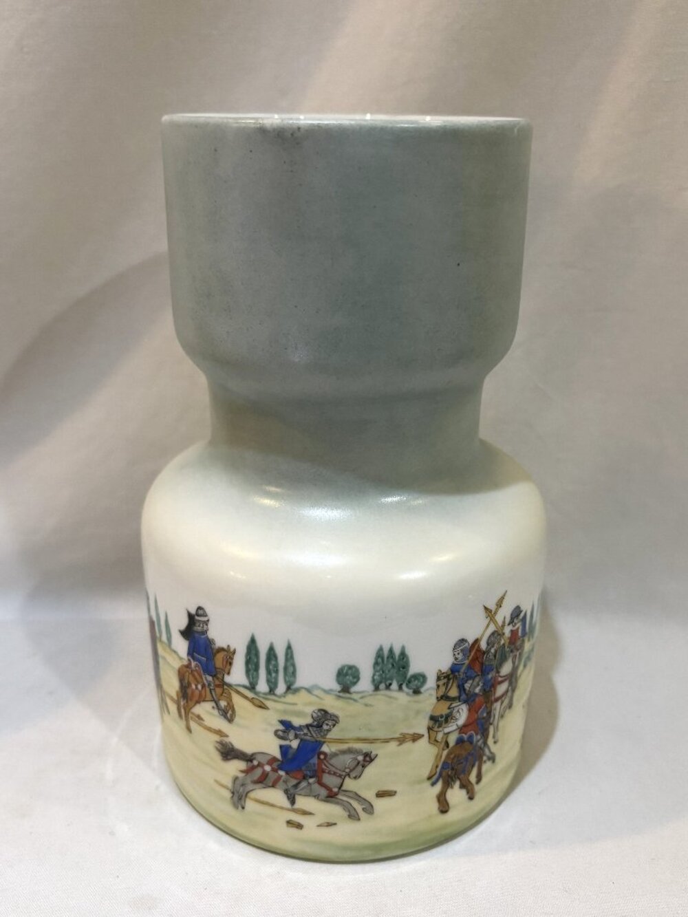 Vintage Heinrich Germany Ceramic Pottery Hand Painted Vase